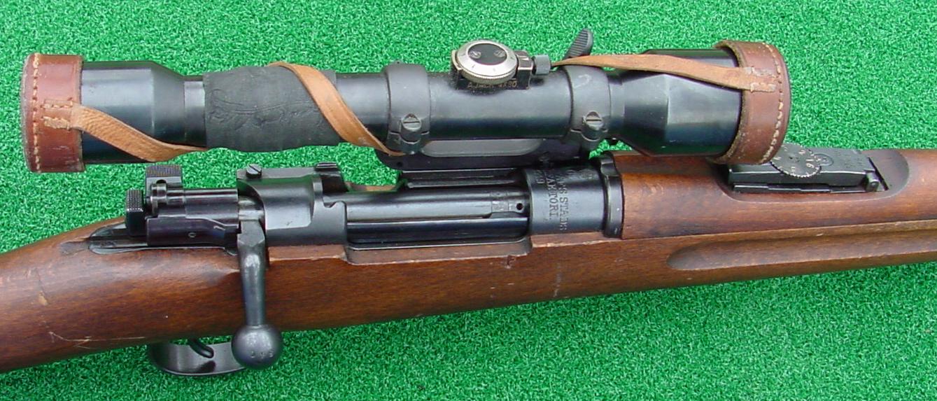 Swedish Mauser Rifles M41B Sniper Rifle And Antique M96.